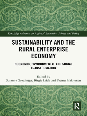 cover image of Sustainability and the Rural Enterprise Economy
